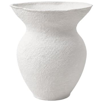 Urban Nature Culture Alano Xl Vaas 38 Cm - Ongebruikt, Ophalen of Verzenden, Zo goed als nieuw, Wit, Overige materialen