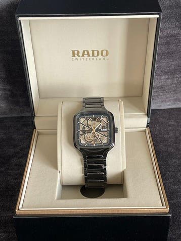 Rado - True Square Automatic Open Heart - R27086162 - Unisex, Nieuw