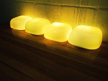 Wandlamp (4) - Vintage vierkante Space Age wandlampen -, Antiek en Kunst, Antiek | Lampen