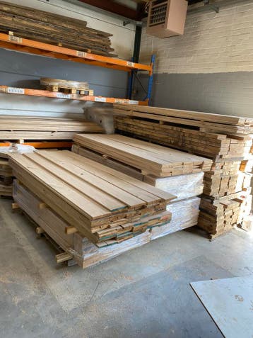 Eiken planken te koop. Geschaafd 200x20 mm. KD, Verzenden, Nieuw, Hout, 20 tot 50 mm