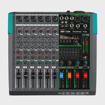 Depusheng Professionele Audio Mixer Console - 6/8/12/16 Kana, Verzenden, Nieuw