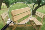 Rockwood® Rugleuning Grenen 1.80m, Tuin en Terras, Picknicktafels, Ophalen of Verzenden, Nieuw, Rechthoekig, Hout