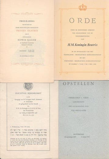 Dutch & Surinamese Judaica - Four Synagogue and