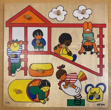 Educo Inlegpuzzel speeltuin (11 stukjes), Boeken, Verzenden, Nieuw