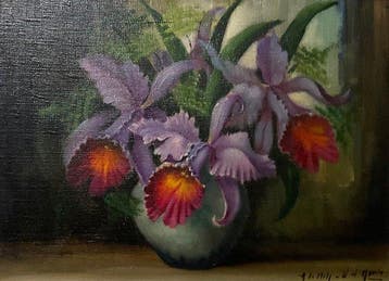 Hollandse School (XX) - Bloemstilleven, Antiek en Kunst