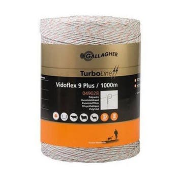 Gallagher Vidoflex 9 TurboLine Plus Wit 1000m, Tuin en Terras, Gaas en Draad, Ophalen of Verzenden, Nieuw