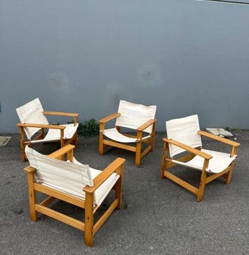 IKEA - Fauteuil (4) - Ash - Fauteuils van hout en stof