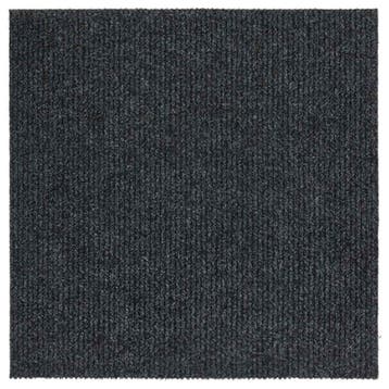 vidaXL Droogloopmat 100x100 cm antracietkleurig, Verzenden, Nieuw
