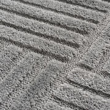 Japandi Vloerkleed | Art | Blokken | Zilver | 240x340 cm, Huis en Inrichting, Stoffering | Tapijten en Kleden, Verzenden, Nieuw