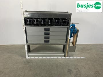 Aluca bedrijfswageninrichting 1010x320x1150mm (3224), Auto diversen, Ophalen of Verzenden