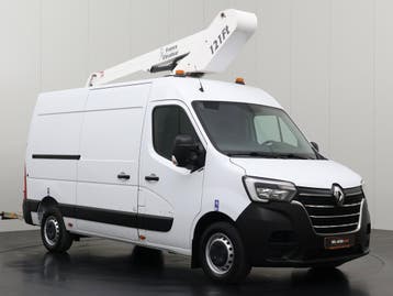 Renault Master 2.3DCI 145PK L2H2 Hoogwerker, Renault, Wit, Dealer onderhouden, Lease