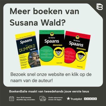 Spaans voor dummies - Susana Wald 9789045350325, Verzenden, Zo goed als nieuw, Susana Wald
