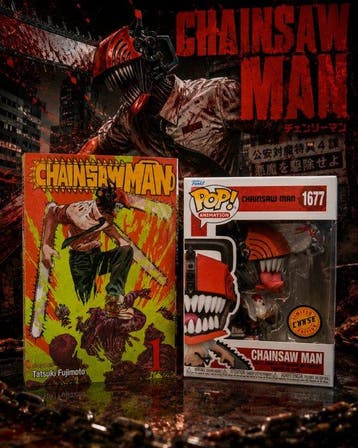 Funko - Funko Pop - Chainsaw Man #1677 - Bloody CHASE