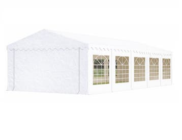 Classic Plus Feest-tent PVC 4x10x2 mtr in Wit (4x10 meter), Verzenden, Nieuw
