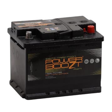 Powerboozt Semi-Tractie AGM accu | PB.955.AGM | 12V 60Ah, Ophalen of Verzenden, Nieuw