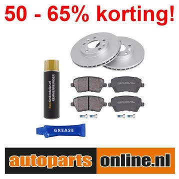 Remschijven + Remblokken Nissan Terrano voorzijde, Verzenden, Nieuw, Nissan