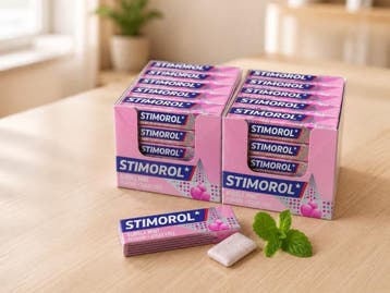 Veiling - 50x STIMOROL - Bubble Mint Kauwgom