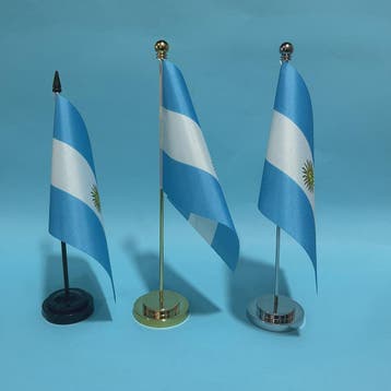 Argentijnse Bureauvlag 14x21cm - Nationaal Banier voor Burea, Verzenden, Nieuw