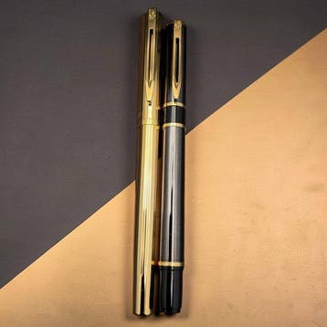 Waterman - Lote de 2 estilográficas: Hémisphère (Dorada) y, Verzamelen, Pennenverzamelingen, Nieuw