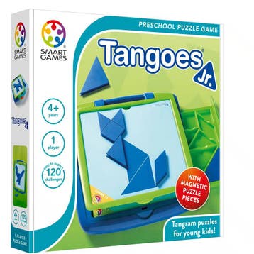 SmartGames - Tangoes Jr - kinderpuzzel - 120 opdrachten, Ophalen of Verzenden, Nieuw