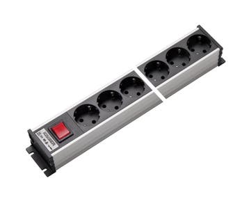 Martin Kaiser Aluminium Power Outlet Strip 10-Weg Schakelaar, Verzenden, Nieuw, Overige typen