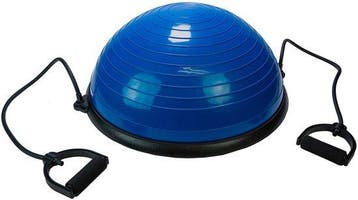 Tunturi Balanstrainer Bal - Met fitness elastieken - Blauw -, Sport en Fitness, Fitnessmaterialen, Ophalen of Verzenden, Nieuw