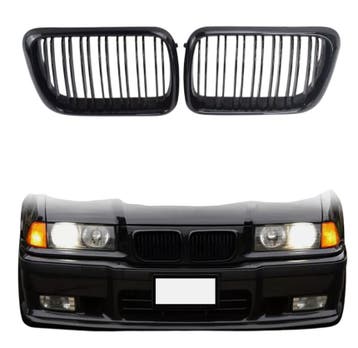 Grillen set | Nieren | geschikt voor BMW 3-series | E36 1997, Verzenden, Nieuw, BMW