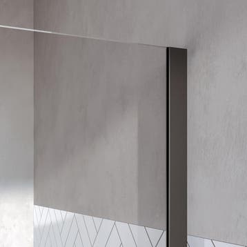 Brauer Oblivion - Inloopdouche - Helder Glas - 90 x 200 cm -, Ophalen of Verzenden, Nieuw, Rvs