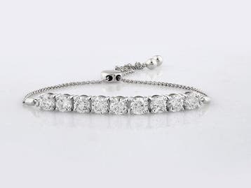 Armband - 14 karaat Witgoud - 4.37ct. tw. Diamant, Nieuw