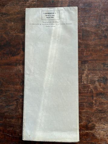 Stafkaart Heerenveen, Gelezen, Verzenden, Landkaart, 1800 tot 2000