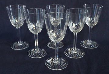 Baccarat - Portglas (6) - Model Epron - Kristal, Antiek en Kunst, Antiek | Glas en Kristal