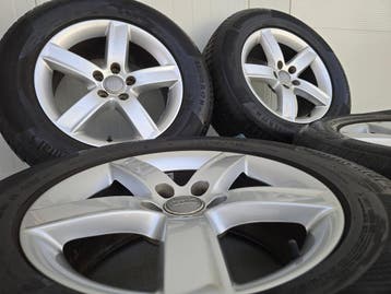 Audi Q5 17 inch originele velgen winterbanden Continental AO, Banden en Velgen, Nieuw, 17 inch, 235 mm