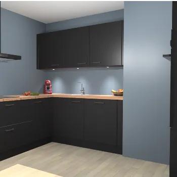 Zwarte keuken Noorwegen 47473, Verzenden, Nieuw