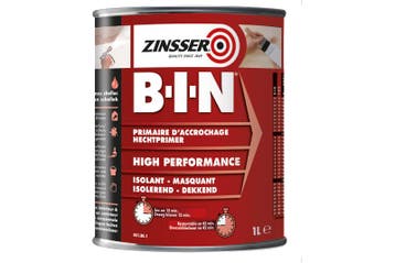 Rust oleum zinsser bin primer 1 liter, wit, blik, Verzenden, Nieuw