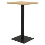 vidaXL Bistrotafel 78,5x78,5x107 cm eikenkleurig, Verzenden, Nieuw
