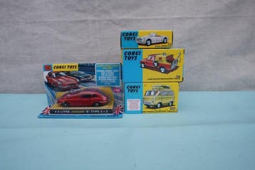 Corgi 1:43 - Modelauto (4) - 4 x 1960s Corgi Toys, Nieuw