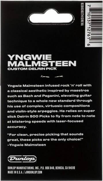 Jim Dunlop Yngwie Malmsteen Delrin 500 plectrum 1.50 mm, Ophalen of Verzenden, Nieuw, Elektrische gitaar