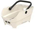 Fietsmand Basil Cento Neo achter 46 x 23 x 14 cm - wit, Verzenden, Nieuw