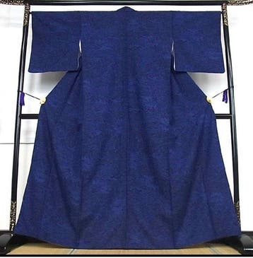 Prachtige blauwe kimonos - Zijde - Japan - 20e eeuw