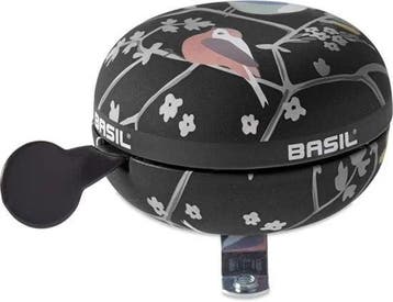Basil Wanderlust Big Bell fietsbel 80 milimeter - Charcoal, Verzenden, Nieuw
