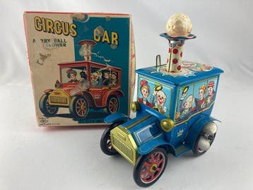 KO Toys Japan - Blikken speelgoedauto - Circus Car with