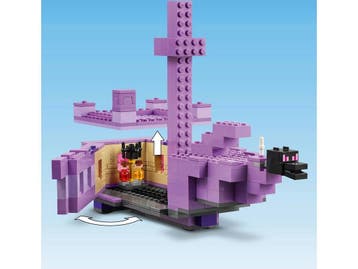 LEGO Minecraft® - De Enderdraak en het End-schip (21264) -, Verzenden, Zo goed als nieuw