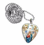 Plectrum ketting of sleutelhanger van Maagd Maria, Ophalen of Verzenden, Nieuw