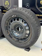 2 stuks Citroen C3 2017 stalen velgen zomerbanden 195/55R16, Auto-onderdelen, Banden en Velgen, Gebruikt, 16 inch, Banden en Velgen