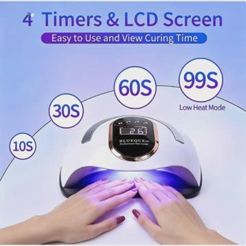 Professionele UV LED Nageldroger 168W - Snel Drogen van Acry, Verzenden, Nieuw