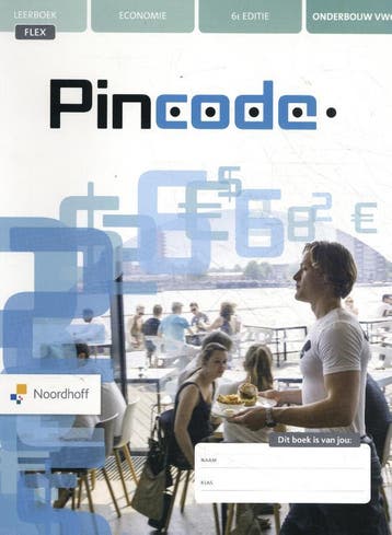 Pincode onderbouw vwo economie flex Leerboek 9789001739645, Zo goed als nieuw