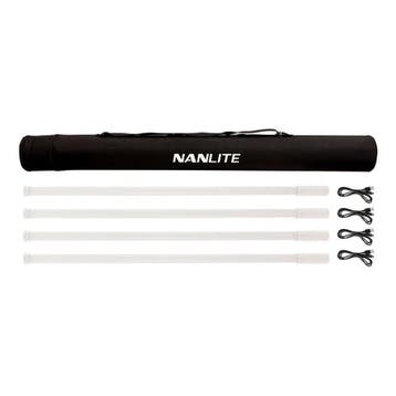 Nanlite Pavotube T8-7X RGBWW LED Pixel Tube Quad Kit -, Verzenden, Gebruikt