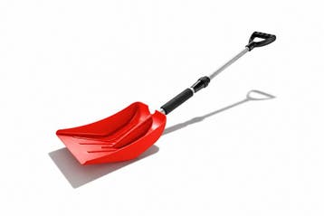 Originele Audi sneeuwschep met telescoop, Ophalen of Verzenden