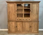 Teakhouten buffetkast 225cm super kwaliteit OP VOORRAAD!, 200 cm of meer, Teakhout, Nieuw, Ophalen of Verzenden