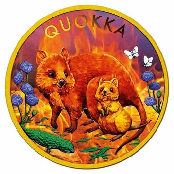 Australië. 1 Dollar 2021 1 oz Australian Silver Quokka
